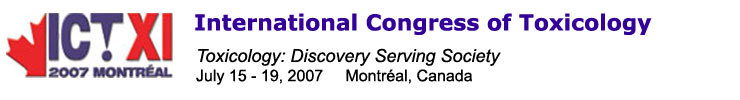 Welcome to 11th International Congress of Toxicology, July 15 - 19, 2007  Montreal, Canada
