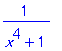 1/(x^4+1)